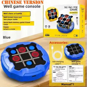 4 IN1 Tic Tac Toe Game Toys Electronic Puzzles Handheld Games Toys Parent-child Educational Toys Gift