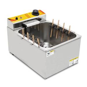 หม้อทอดคอร์นดอก ชีส หม้อทอดไส้กรอกชีส Commercial 12L Hot dog Fryer Cheese Stick Frying Machine 🎯🎯 สินค้ามีพร้อมส่ง🎯🎯
