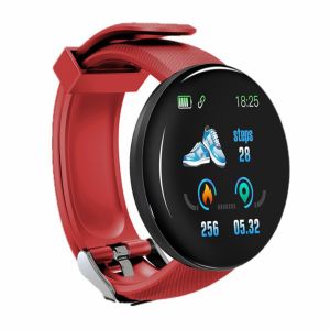 D18สมาร์ทนาฬิกาผู้ชายผู้หญิง Monitor รอบกีฬานาฬิกาฟิตเนสนาฬิกาดิจิตอลสำหรับชายสร้อยข้อมือ