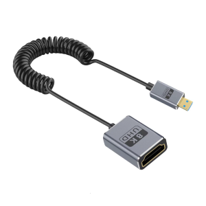 Flexible 2.1 Version Camara Cable 48Gbps Bandwidth Microed to Standard Dynamic 8K60Hz for Gaming Consoles