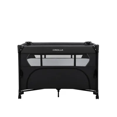 Upgraded Crolla Ally Bedside Cot | Baby Playpen Mattress | Baby Bedside Crib