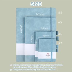 Notebook A6 Buku Diary Aesthetic Buku Catatan Buku Notes Kecil Notebook Tali 100 Lembar Murah Soft Colour