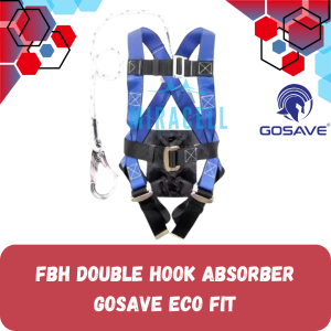FULL BODY HARNESS DOUBLE HOOK GOSAVE ECO FIT