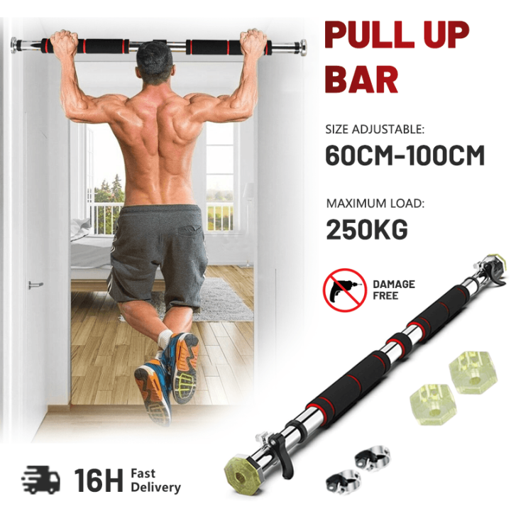 POC Doorway Pull Up Bar Gym Home Adjustable For 60-100cm Pull Up Bars
