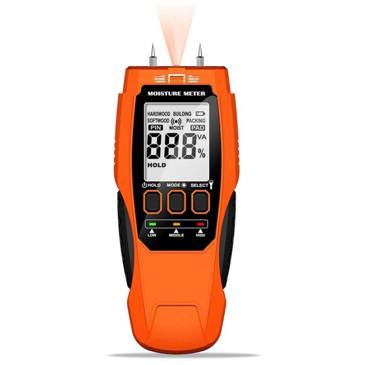 【Latest model】2 in 1 Moisture Meter, Water Leak Detector Humidity Meter ...