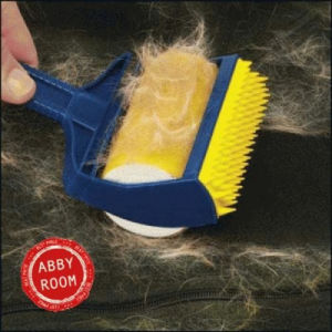 Lint Sticky Buddys Roller Alat Pembersih Debu dan Bulu Kucing Binatang Pakaian Hewan L3689 - HPR149 - Solusi Tepat untuk Menghilangkan Bulu Hewan - Aman pada Semua Jenis Kain (Biru + Kuning, Ukuran 18)