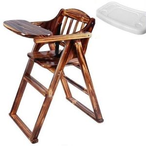 Baby Feeding Chair Baby Chair For Eating Kid High Chair Solid Wood Foldable Portable Baby Feeding Chair