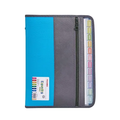 BAYOEMS Expandable 13 Pockets Multi Layer Folder Bag School File Zipper Organ Office Supplies A4 Storage