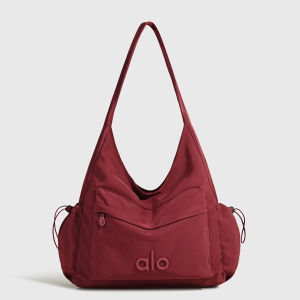 Hot Selling Alo Gym Duffle Bag Large Storage Waterproof Material Dual Carry Design Hand Carry & Cross Body Shoulder Bag Multi Side Pockets Outdoor Workout Short Trip Bag For Female