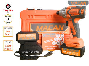 Máy Chuyên Vít MACAN 21v Không Chổi Than chân pin phổ thông.