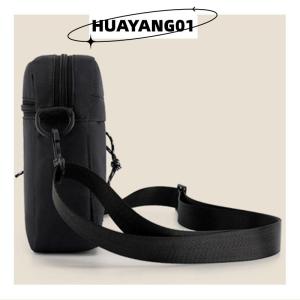 HUAYANG01 [2023 new HOT FASHION] Người đàn ông của túi nhỏ Vai Túi hợp thời trang chéo ba lô Ngực Túi Trọng lượng nhẹ cậu bé Mini Túi giản dị điện thoại di động eo gói