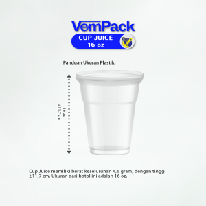 Cup Jus Rocket | Cup Minuman Dingin | Cup Plastik Es | Gelas Plastik Roket Isi 50 PCS