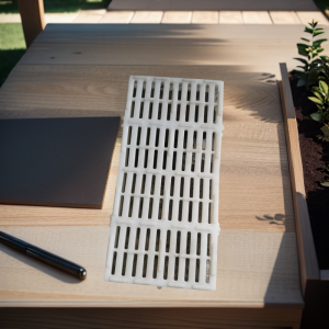 Plastic Matting Heavy-Duty 1x2ft - White new