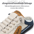 รองเท้าลำลองผู้ชายระบายอากาศได้ดี รองเท้าผ้าใบด้านนอก รองเท้าผู้ชายลำลองที่ทันสมัยและระบายอากาศได้ดี. 