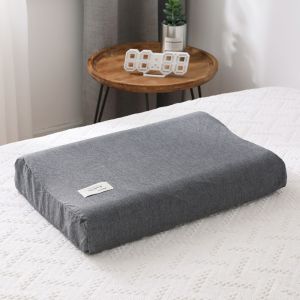 GOUPO 1PC Cotton Latex Pillowcase Washable 30x50cm Pillow Cover Case Simple Comfortable Memory Pillow Cover For Home Bedroom Sleeping
