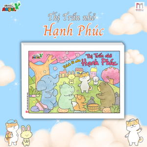 Sách - Sách Tô Màu - Thị Trấn Nhỏ Hạnh Phúc (bìa nhũ)