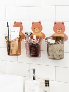 Combo 3 Cốc gấu đựng bàn chải kem đánh răng