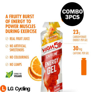 3PCS BUNDLE SALE HIGH5 Energy Gel 40g Sports Nutrition Cycling Running Jogging Marathon Ultra Trail Fitness