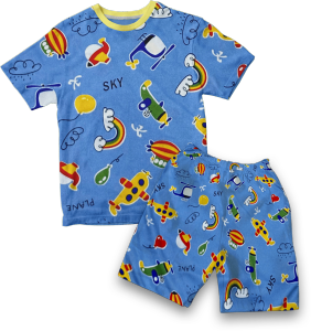 Paket Baju Kaos Setelan Anak Laki Laki Full Print Karakter Superhero keren Import Umur 1 - 10 Tahun