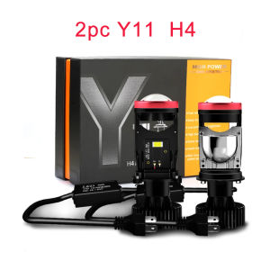 【Cod+Ready Stock】2 Pcs Lampu Led Mobil Utama Kabut Headlamp Y7d H4 Super Terang Lampu H4 Led Headlight Proyektor Lensa Bohlam Hi/Low Beam Lampu Mobil Pencahayaan Putih Lampu Led Mobil H4 Tembus Hujan Lampu Led Y7d H4 Lampu Biled Projector Mobil