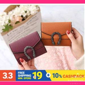Womens short Korean retro Pocket Wallet Fold Over Purseswoman short purse wallet#wallet for women#purse for women#beg duit wanita#dompat wanita#other#purse and wallet for women#purse#women wallet#mini purse for wome