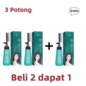 cod&bpom krim Hair Straightener Krim pelurus rambut Rambut lurus dan pelembut dengan sisir Meluruskan rambut dirumah secara lembut Cream Pelurus Rambut