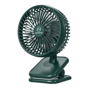 LIMOSTAR FA5 : 4000mAh Rechargable  6" Ultra Quiet Baby Stroller Click on Fan or Personal desk fan  360 degree rotation  4 speed control