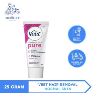 Veet Hair Removal Cream Normal Skin 25 Gr - Perontok Bulu Kulit Normal