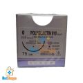 TUDOR 0 Polyglactin 910 Suture Curved Cutting (Absorbable Suture). 