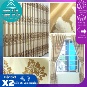 Rèm màn cửa cản nắng dày rộng 3.6m4.3m5m cao tối đa 270