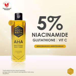 BODY WHITE AHA Bightening Body Toner-Toner Badan