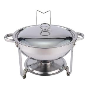 Commercial Grade 4.5L Nonrust Steel Buffets Servers Dish For Banquets Hall Wedding Receptions Office Event