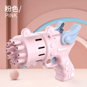 [Childrens Day Gift]EmmAmy®Kids Bubble Machine Set Automatic Blowing Bubble Gun Toy with LED Light Music