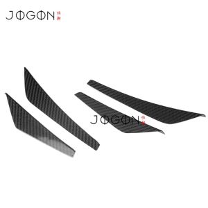 OnlyF U 4Pcs DRY Carbon Fiber Exterior Car Front Bumper Side Fins Canards Panel Cover Trim Accessories For Lexus LC 500 500h 2018-2025 2B5Z7