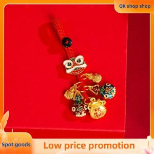 ✨QK shop✨ Fortune God Keychain Bag Accessories Versatile Party Favors Hanging Pendant Chinese Style Decorations