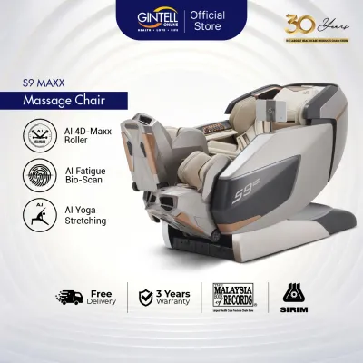 [NEW ARRIVAL] GINTELL S9 MAXX Premium AI Wellness Massage Chair