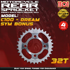 1101 Rear Sprocket For C100/DREAM 32T-51T Transmission Gears Made In Thailand
