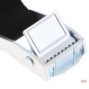 NIC สายรัดสำหรับผูกสายรัดบรรทุกสินค้าสำหรับรถจักรยานยนต์รถยนต์พร้อมหัวเข็มขัดโลหะเชือกลากจูงเข็มขัดวงล้อแข็งแรงสำหรับกระเป๋าเดินทาง