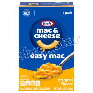 Kraft Mac & Cheese Easy Mac Original 6 Cups 366g | Authentic Korean Import | Ready in Minutes