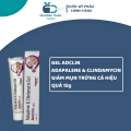 Gel chấm mụn Adclin giảm mụn trứng cá Adapalene & Clinda 15g. 