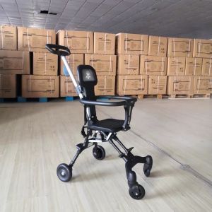 🔥READY STOCK PENANG🔥Fullset MAGIC STROLLER & THICK CUSHION 4 wheels 2 ways Ultra lightweight stroller Foldable