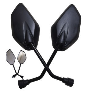 Side Mirror For Honda and Yamaha Universal Motorcycle Long 1Pair