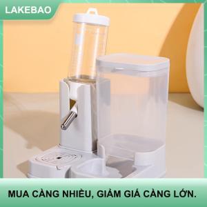 【LAKEBAO】 Hamster waterer và trung chuyển 2in1 hamster chai nước công suất lớn leakproof trung chuyển tự động thực phẩm nước quả Nguồn cung cấp