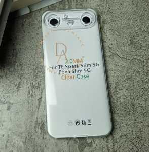 new clear case tecno pova slim tpu transparan clear hd case