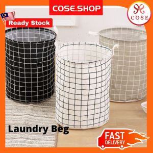 [COSE] Large Size Foldable Laundry Basket Laundry Bag Dirty Clothes Storage Basket Bag | Bakul Dobi Beg Pakaian Kotor
