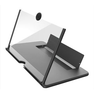 3D Cell Phone Screen Magnifier 10" HD Movie Magnifying Video Amplifier Cell Phone Holder/Dock/Base Home Entertainment