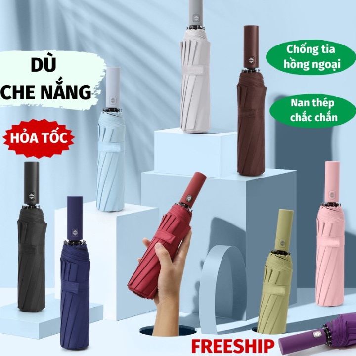 Ô Che Mưa 2 chiều tự gấp gọn - Dù, Ô Che Nắng 10 Nan Tán Rộng Chống Tia UV Cao Cấp Dù Che Mưa,ô che nắng, ô che mưa, dù che nắng, dù che mưa, dù đi dưới mưa, dù, ô dù , ô đi mưa, dù chống nắng, dù chống tia uv