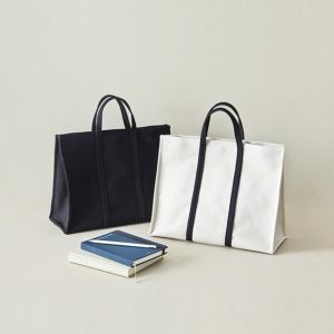 GUNG Large Capacity Canvas Tote Bag ic Closure Soft Handle Work Bags Simple Design Durable Office College Travel Bags Women