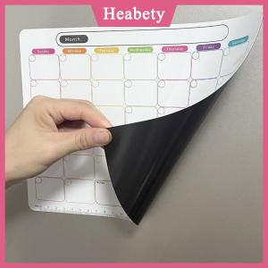 Heabety Từ tủ lạnh khô xóa lịch hàng tháng kế hoạch bảng trắng ghi lại bảng tin Memo Pad Nhà Bếp Tủ lạnh trang trí nội thất