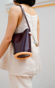 [Tow Tow] Pail Series 3 100% Oil Tanned Leather with 3D Printed hardware Superstar Lightweight champion at 267g
